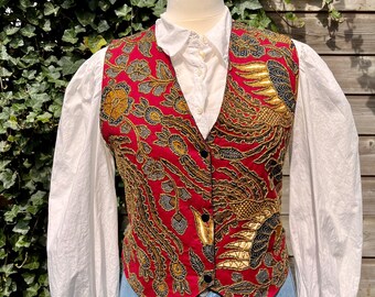 Vintage waistcoat with insane beaded handwork