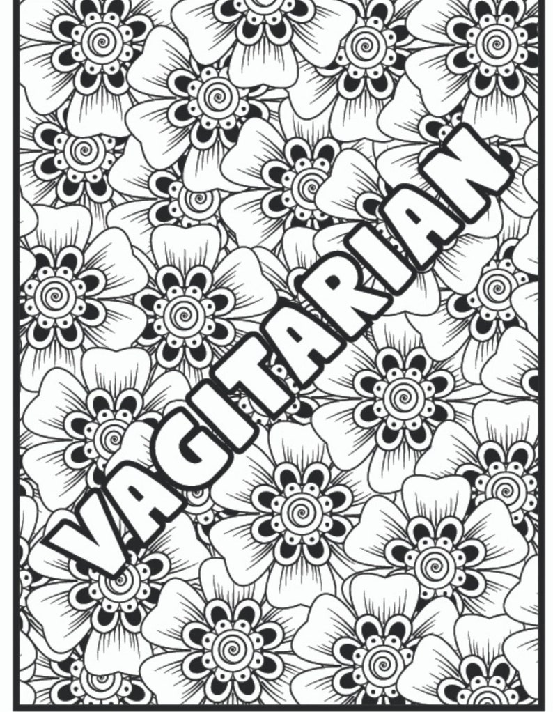 82 Adult Cuss Word Coloring Sheets Dirty Coloring Pages for - Etsy