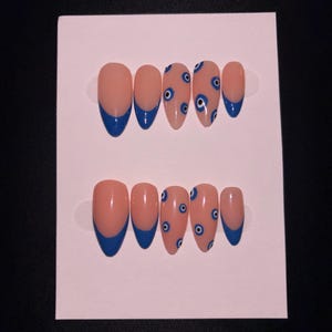 Evil eye press ons