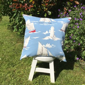 Vintage sailing boats cushion covers