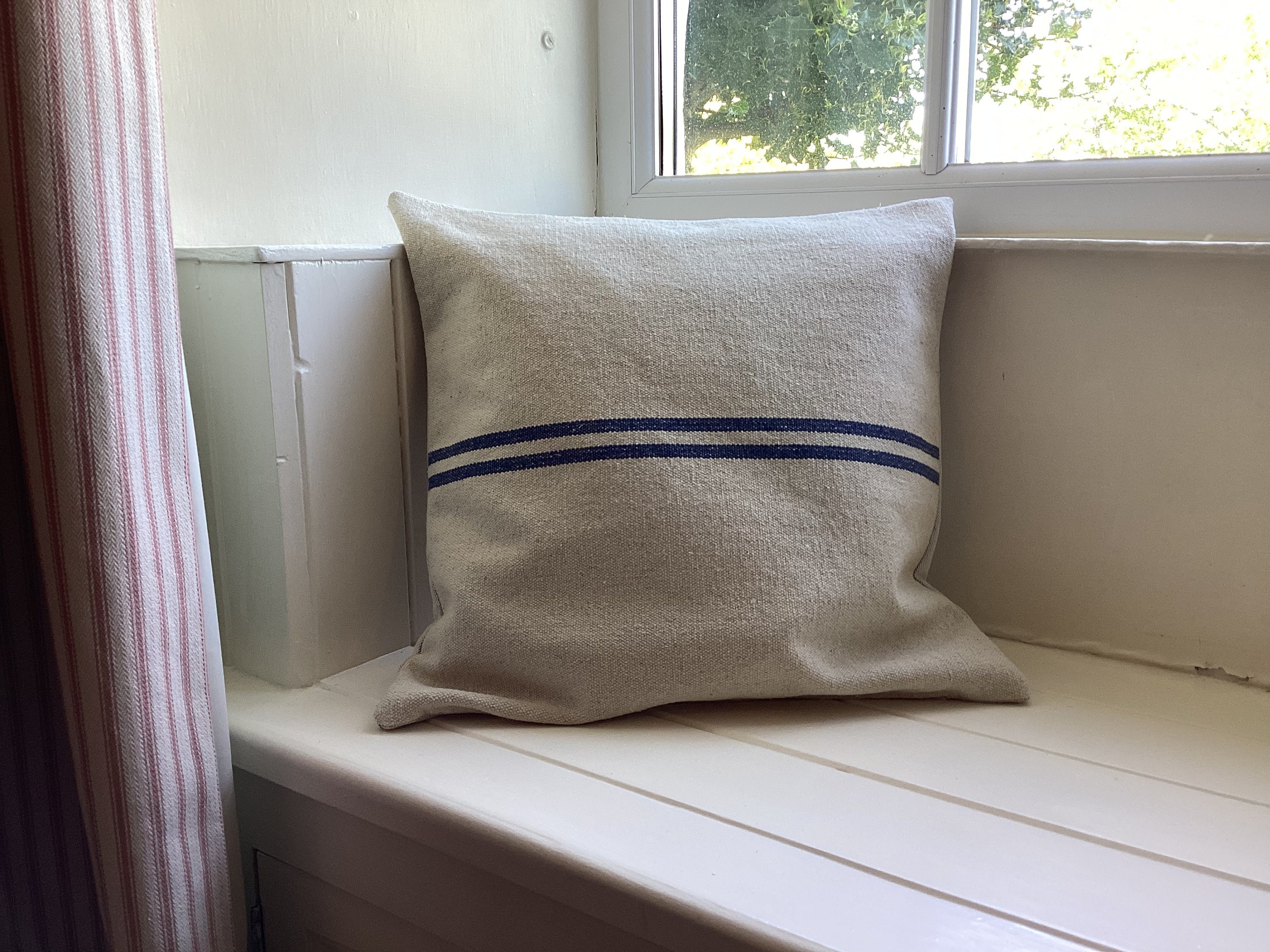 Wool Seat Cushion with Removable Cover