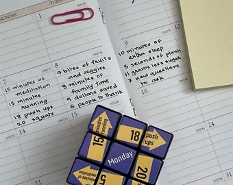 Self Improvement Activity Cube: Fun Personal Empowerment Gift