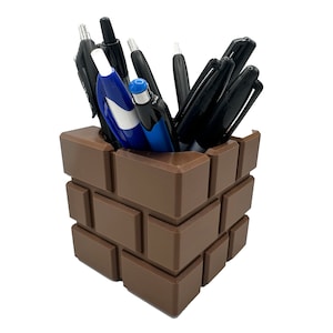 Mario Brick Block Stiftehalter