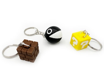 3D Printed Mario Keychain Bundle
