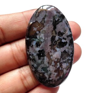 100% Natural Gabbro Jasper Gemstone/Gabbro Jasper Cabochon Loose Gemstone/Flat Back - Gabbro Jasper Oval Shape Stone/50x29x6mm/A-252