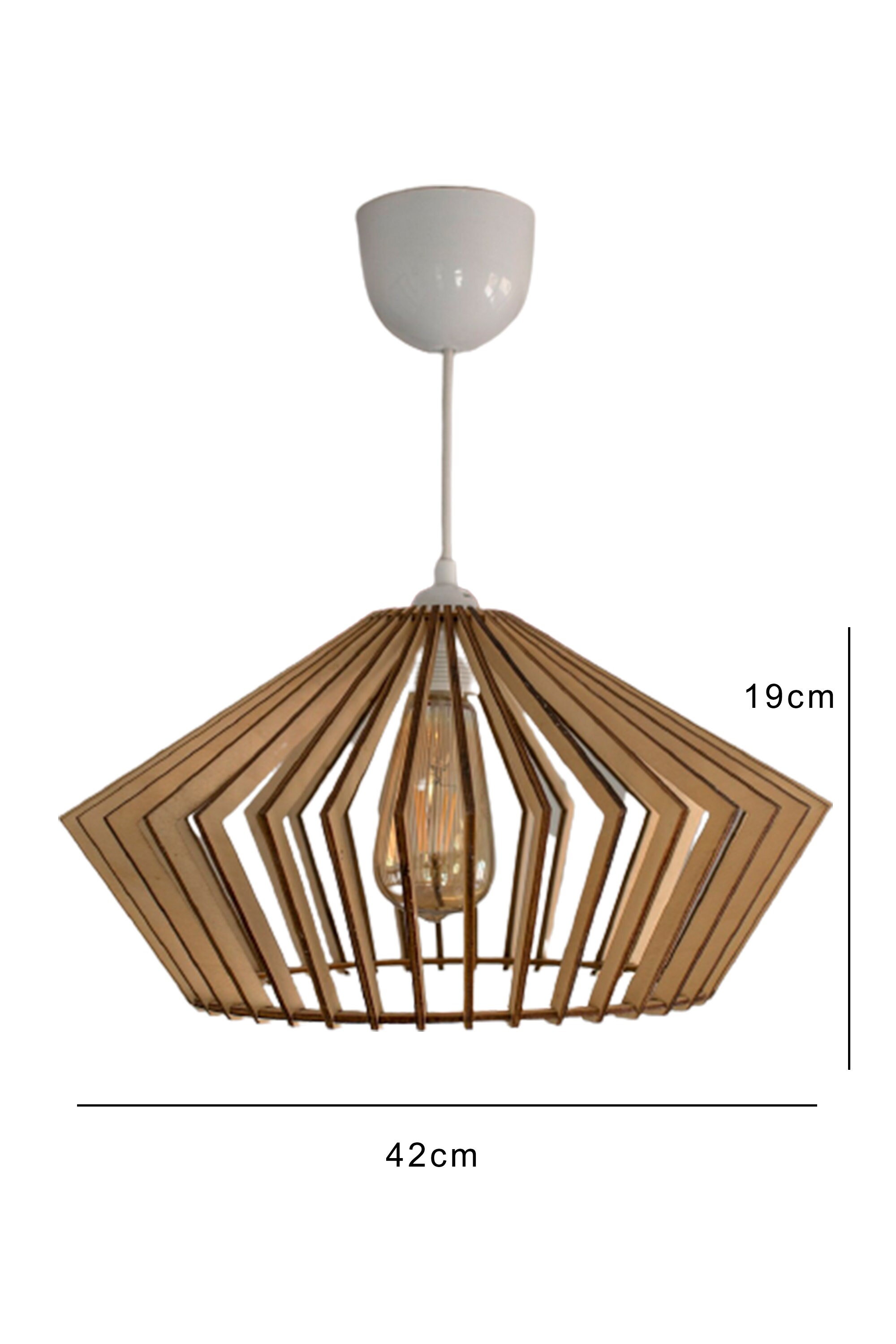 Holzanhänger Light Bauernhaus Kronleuchter Holzleuchte | Etsy