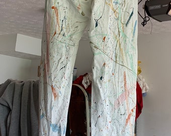 Painted jeans