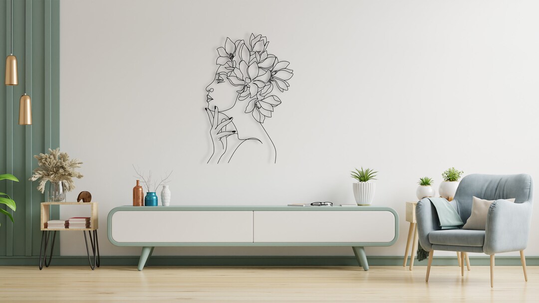 Minimalist Decorer, Minimalist Line Metal Wall Art, Minimalist Arte ...