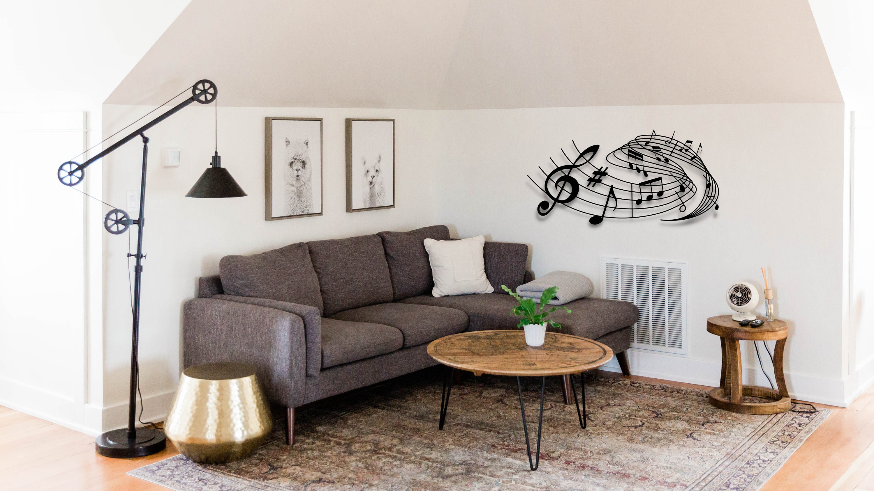 Metal Wall Decor, Music Decor, Metal Wall Art, Music Time, Livingroom