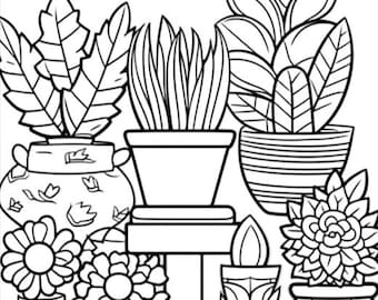 Cute Plant Color Page