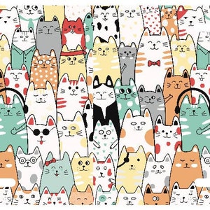 Lots of Cats License Plate