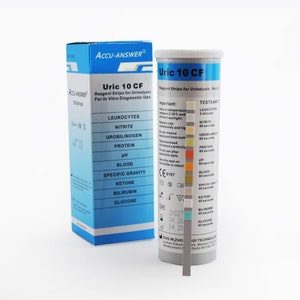 Tiras reagente de urina para exame de urina Accu Answer Multistix 10SG (100)