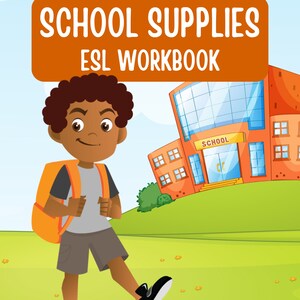 School Supplies ESL Workbook 27 Pages Of Fun image 6
