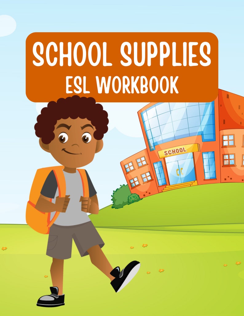 School Supplies ESL Workbook 27 Pages Of Fun image 6