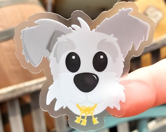 Sticker chien de prison de pirate imperméable en vinyle transparent - Disney - Pirates des Caraïbes - Cadeaux