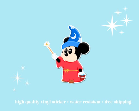 Sorcrerer Mickey Waterproof Vinyl Sticker