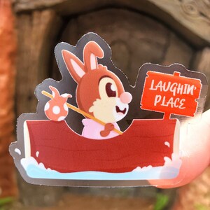 Briar Rabbit Waterproof Transparent Vinyl Sticker - Disney Splash ...