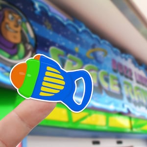 Space Ranger Spin Blaster Waterproof Vinyl Sticker - Disney Parks Toy Story Laptop Cellphone Bottle Decal