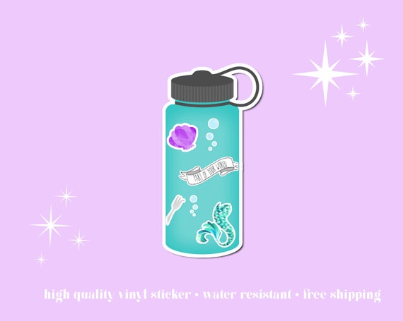 Little Mermaid Hydroflask Waterproof Vinyl Sticker Disney