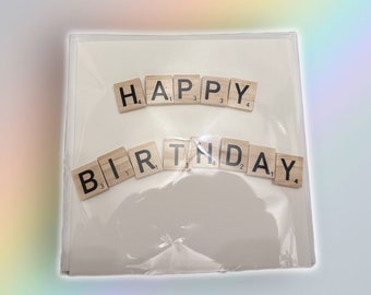 SCRABBLE Lovers! Happy Birthday Card