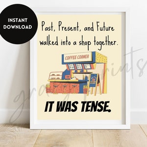 Classroom Poster English Classroom Pun Digital Print 8x10