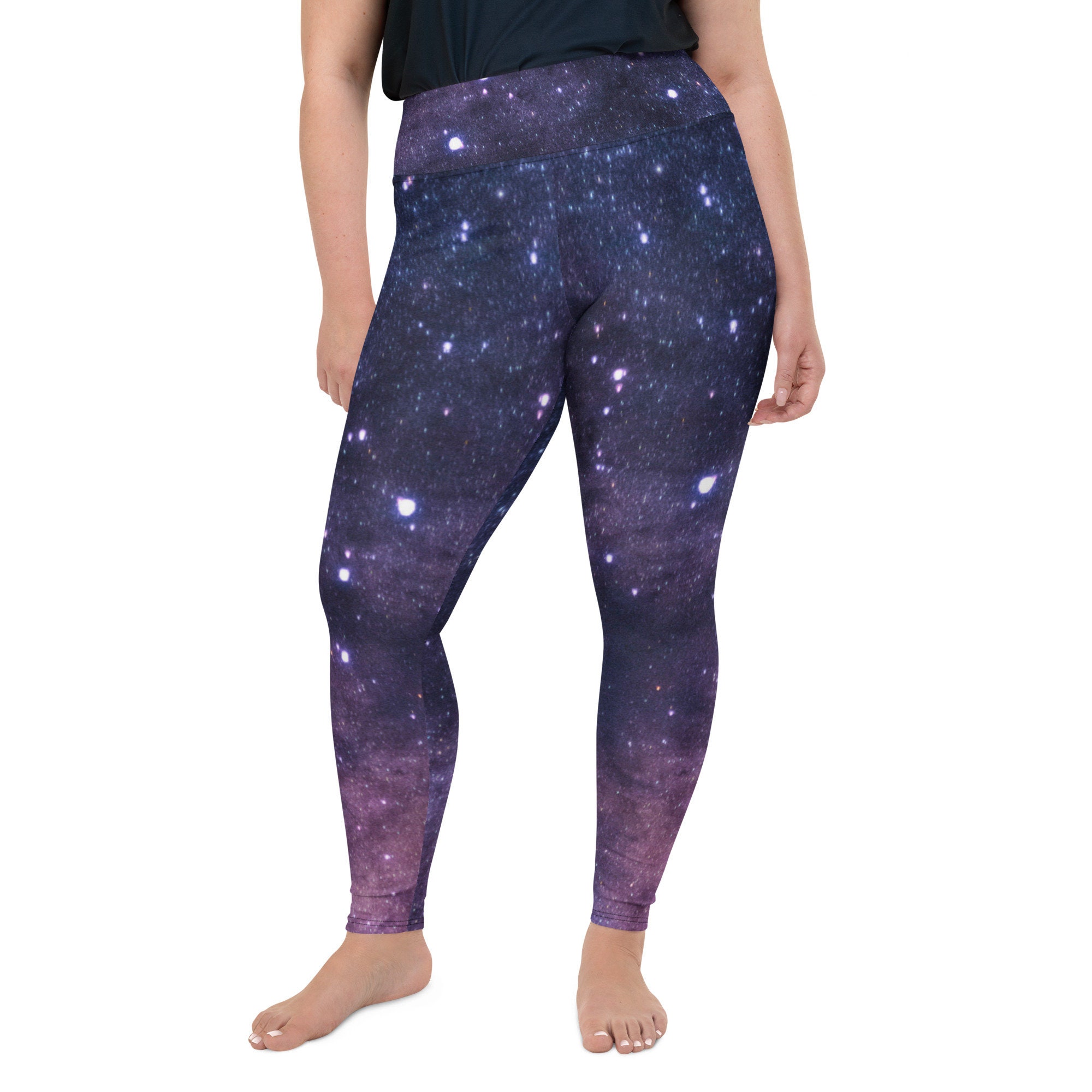 Galaxy Yoga Leggings Space Stars 