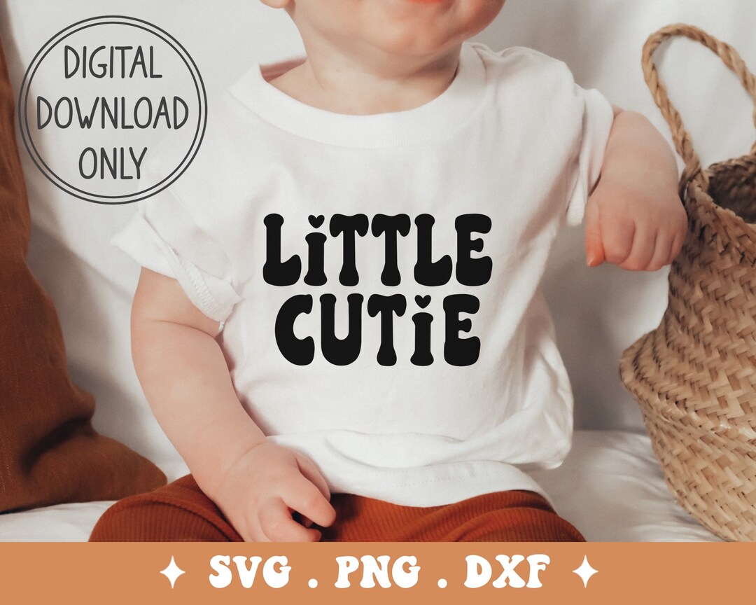 Little Cutie SVG PNG DXF Digital File - Etsy
