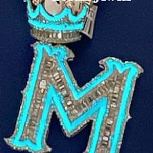 Personalizado feito à mão brilho no escuro pingente de letra personalizado/cz/moissanite diamante redondo/3d gelo fora/seu sonho pingente 925 prata