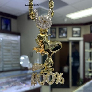 Pingente de escrita personalizado com letras de qualquer logotipo/CZ/Moissanite diamante redondo/3D ice Out/Seu sonho pingente 925 prata esterlina 2,5 polegadas