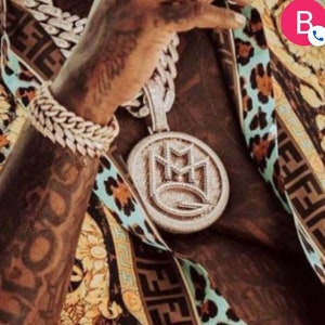 Colgante de letras personalizado / 3D iced out / Totalmente helado / Bust down / Plata de ley / MOSSINATE