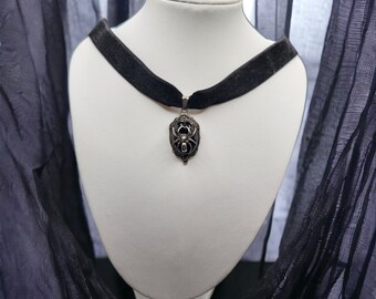 Gothic Jewelry | Gothic Choker | Choker Necklace | Black Velvet Choker | Victorian Choker | Gothic Necklace | Jewelry For Women | 90s Choker