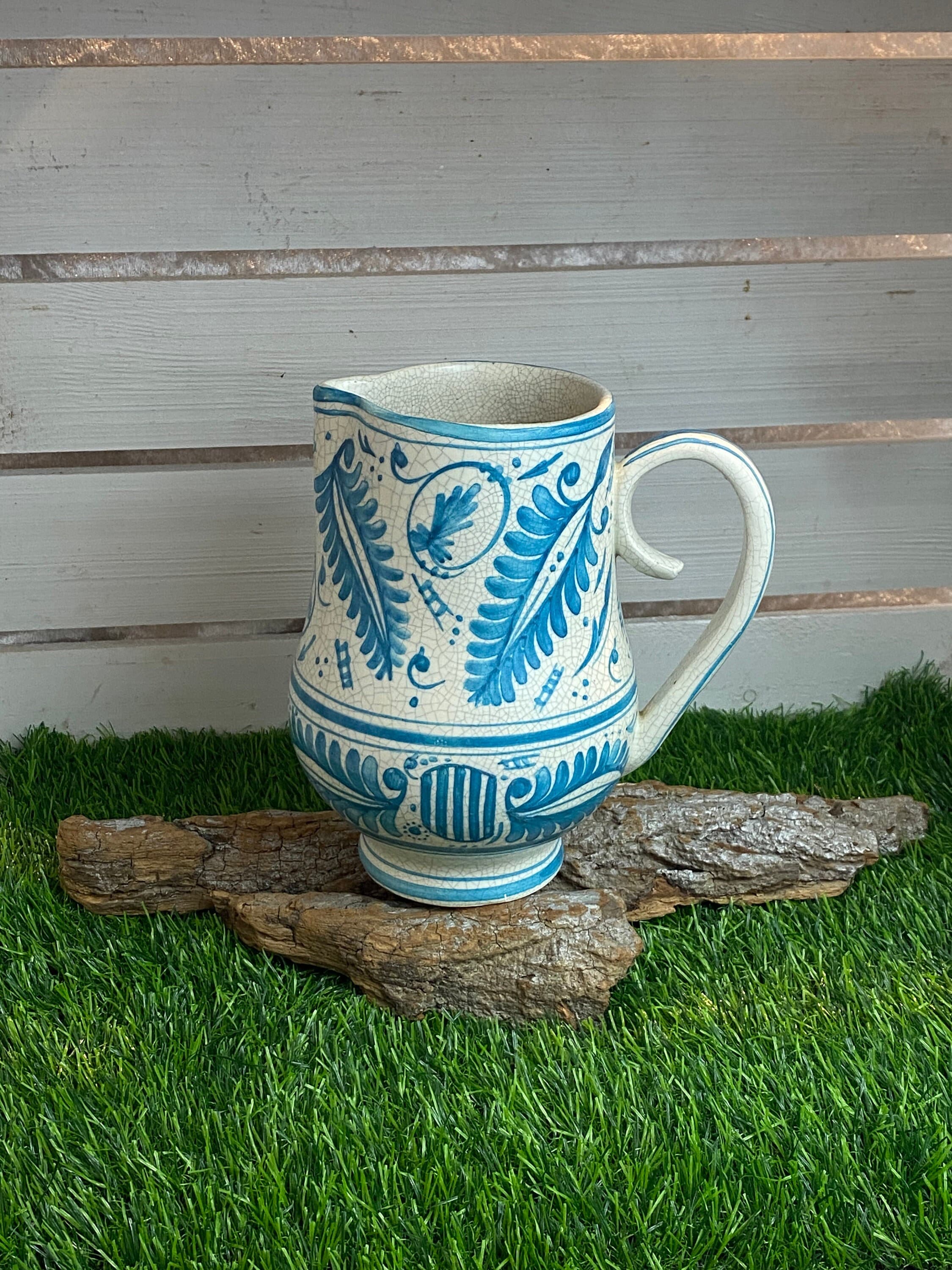 スペイン陶器　Benlloch アンティーク　ベース スペイン陶器 Benlloch アンティーク ベース