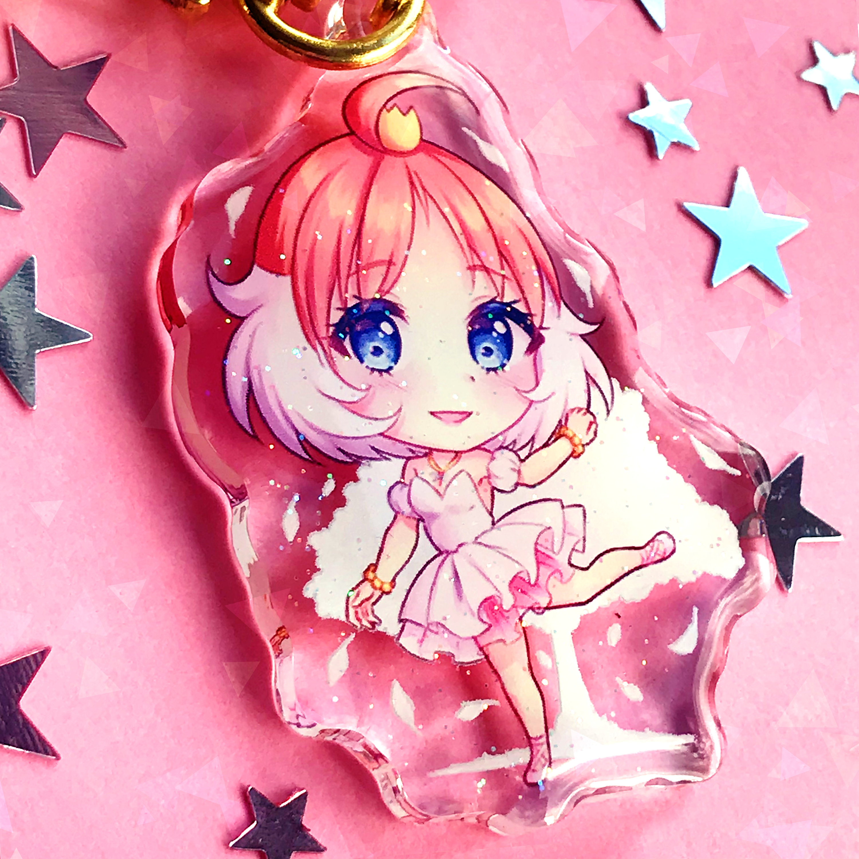 Magical Girl Acrylic Charms Etsy UK