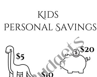 DIGITAL Kids Personal Savings Challenge