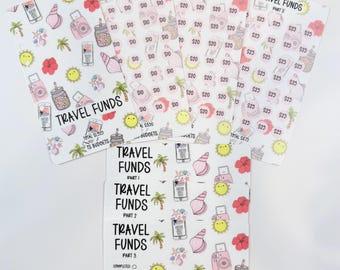 Travel Funds Savings Bundle (4 dashboards + 3 placeholders)