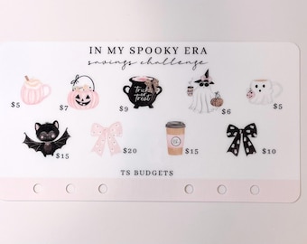 In My Spooky Era Challenge Divider  (hole punched size a6)