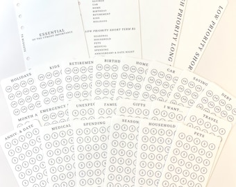 Essentials Bundle ( 2 dashboards + 2 dividers + 21 trackers)
