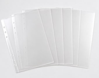 a5 Frosted Plastic Envelopes (set of 6)