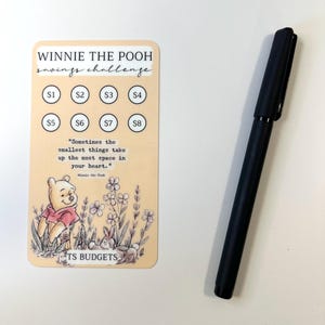 Winnie the Pooh Mini Savings Challenge