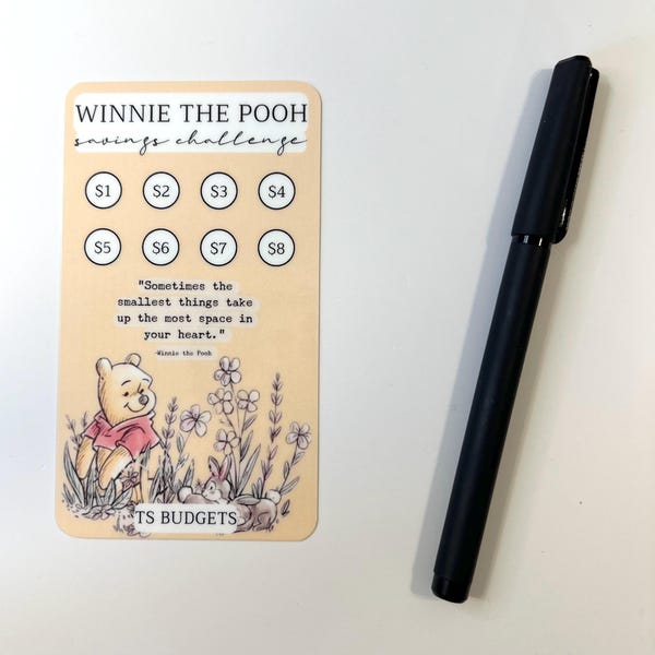 Winnie the Pooh Mini Savings Challenge