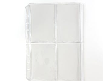 A5 4-facks genomskinligt fodral