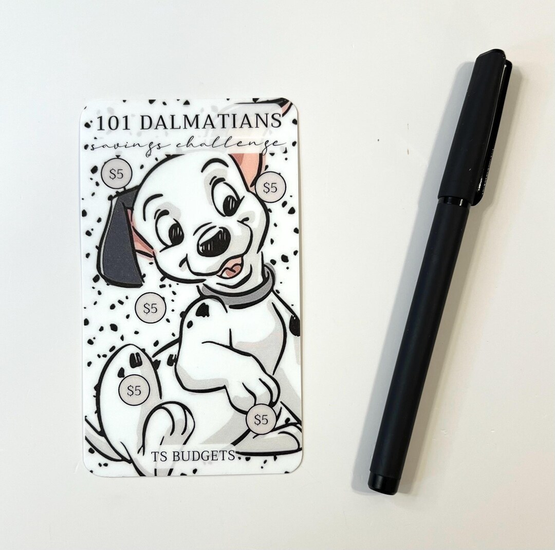 101 Dalmatians Mini Savings Challenge - Etsy