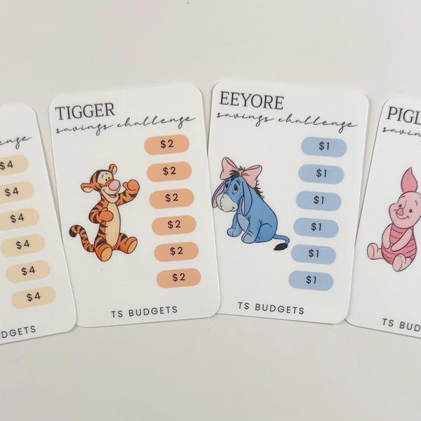 Winnie the Pooh micro mini bundle (4 micro minis) they fit into a5 4 slot sleeves