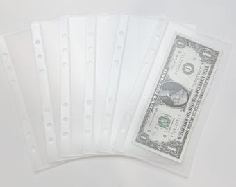 a6 Frosted Plastic Envelopes (set of 6)