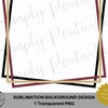 Garnet & Gold Background Bundle Frame and Splatter Sublimation PNG ...