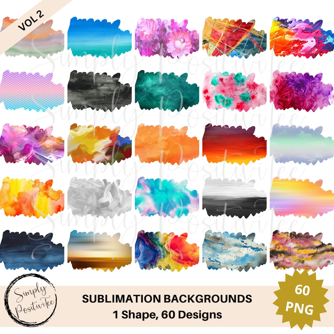 Sublimtion Backround Sublimation Background Bundle: 60 PNG Designs (digital Download) - Etsy