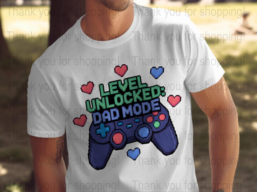 Dad Rage Mode Level Unlocked Dad Mode Digital, Gamer Dad PNG, New Dad Gift Idea ...