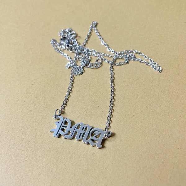 PMA - Positive Mental Attitude Necklace- Straight Edge