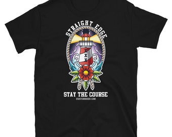 Stay the Course- Straight Edge T-shirt- Xsisterhoodx - Etsy