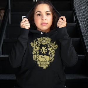 Straight Edge Hoodie - Etsy